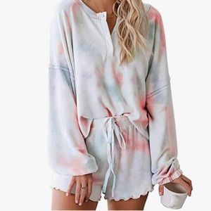 Amazon Tie Die Lounge Set Size M